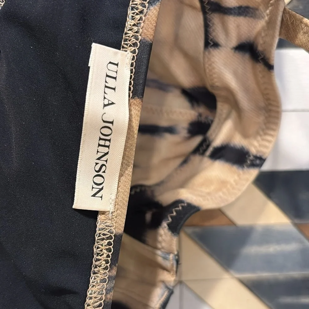 Ulla Johnson Zahara Bikini Top in Desert Palm Tie Dye size Small